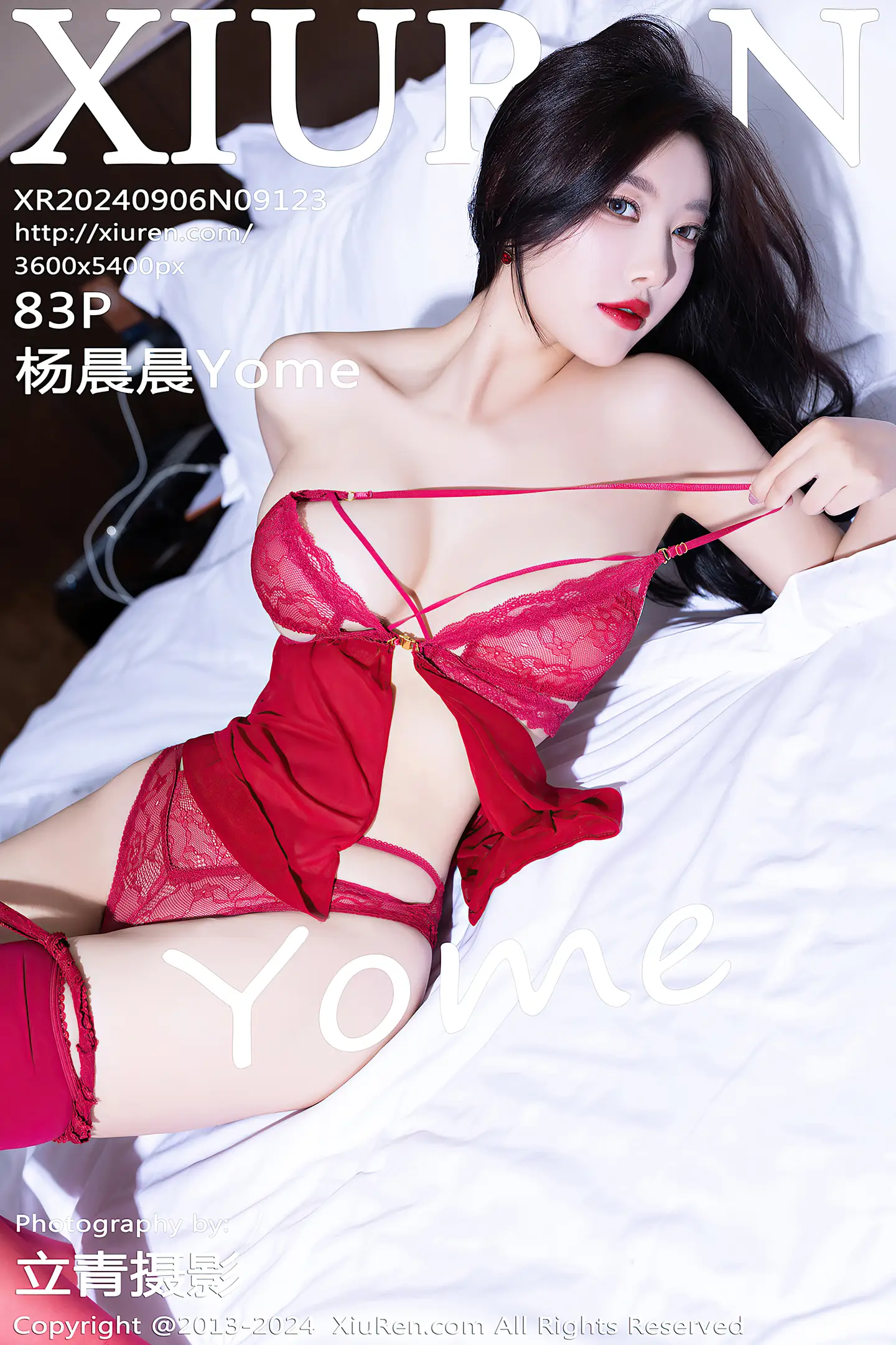 [XiuRen秀人网]No.9123_女神杨晨晨Yome红色连衣短裙+红色情趣服饰秀丰腴身材诱惑写真83P-秀人网 - XiuRen.Space